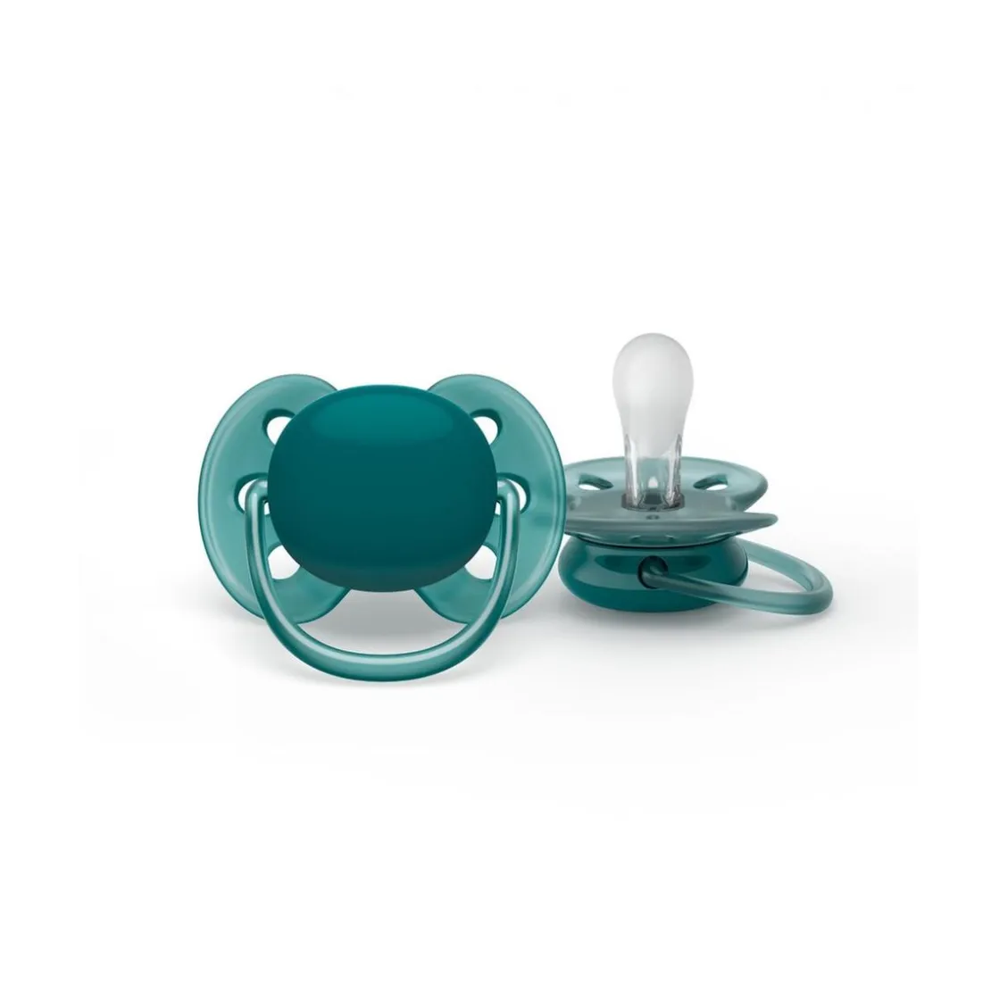 AVENT Philips - Pack de 2 chupetes ultra suaves 6-18m neutros* Biberones Y Chupetes·Chupetes