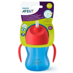 AVENT Philips - Vaso con pajita y asas 200ml