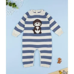 Prenatal Pijama de bebé a rayas beige y azul* Ropa Y Accesorios·Peleles|Recién Nacido·Ropa Y Accesorios