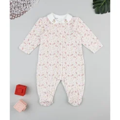Prenatal Pijama de bebé en terciopelo con estampado floral* Ropa Y Accesorios·Peleles|Recién Nacido·Ropa Y Accesorios