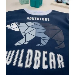 Prenatal Pijama de dos piezas para niño oso polar