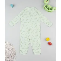 Prenatal Pijama de invierno bebé verde dinosaurios