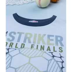 Prenatal Pijama dos piezas niño azul noche soccer