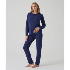 Prenatal Pijama dos piezas premamá azul con lunares* Premamá·Íntimo Y Noche|Íntimo Y Noche·Pijamas Y Camisones