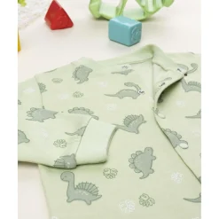 Prenatal Pijama enterizo verde con estampado de dinosaurios para niño* Descanso Y Ropa Interior·Bebé 3-36 Meses