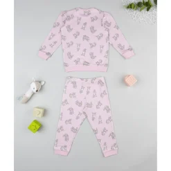 Prenatal Pijama felpado niña rosa Tambor
