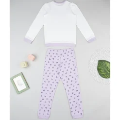 Prenatal Pijama niña blanco y violeta con cerezas* Descanso Y Ropa Interior·Infantil 2-10 Años