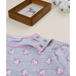 Prenatal Pijama niña rosa y gris con unicornios* Descanso Y Ropa Interior·Bebé 3-36 Meses
