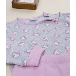 Prenatal Pijama niña rosa y gris con unicornios* Descanso Y Ropa Interior·Bebé 3-36 Meses