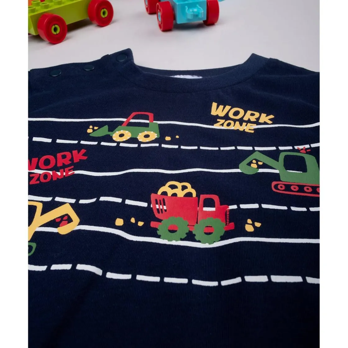 Prenatal Pijama niño azul/rojo coche