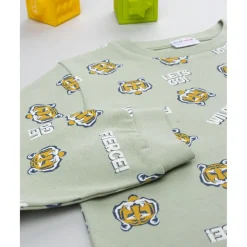 Prenatal Pijama niño verde con estampado de tigre* Descanso Y Ropa Interior·Infantil 2-10 Años