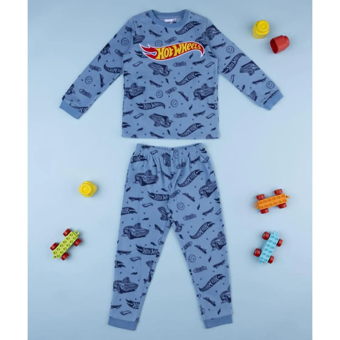 Prenatal Pijama polar niño Hot Wheels