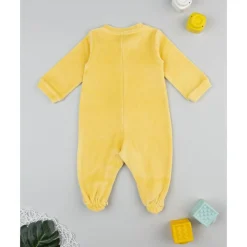Prenatal Pijama unisex de bebé en terciopelo amarillo con patitos* Ropa Y Accesorios·Peleles|Recién Nacido·Ropa Y Accesorios