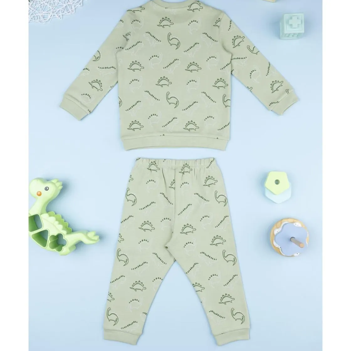 Prenatal Pijama verde de dinosaurios para niño* Descanso Y Ropa Interior·Bebé 3-36 Meses
