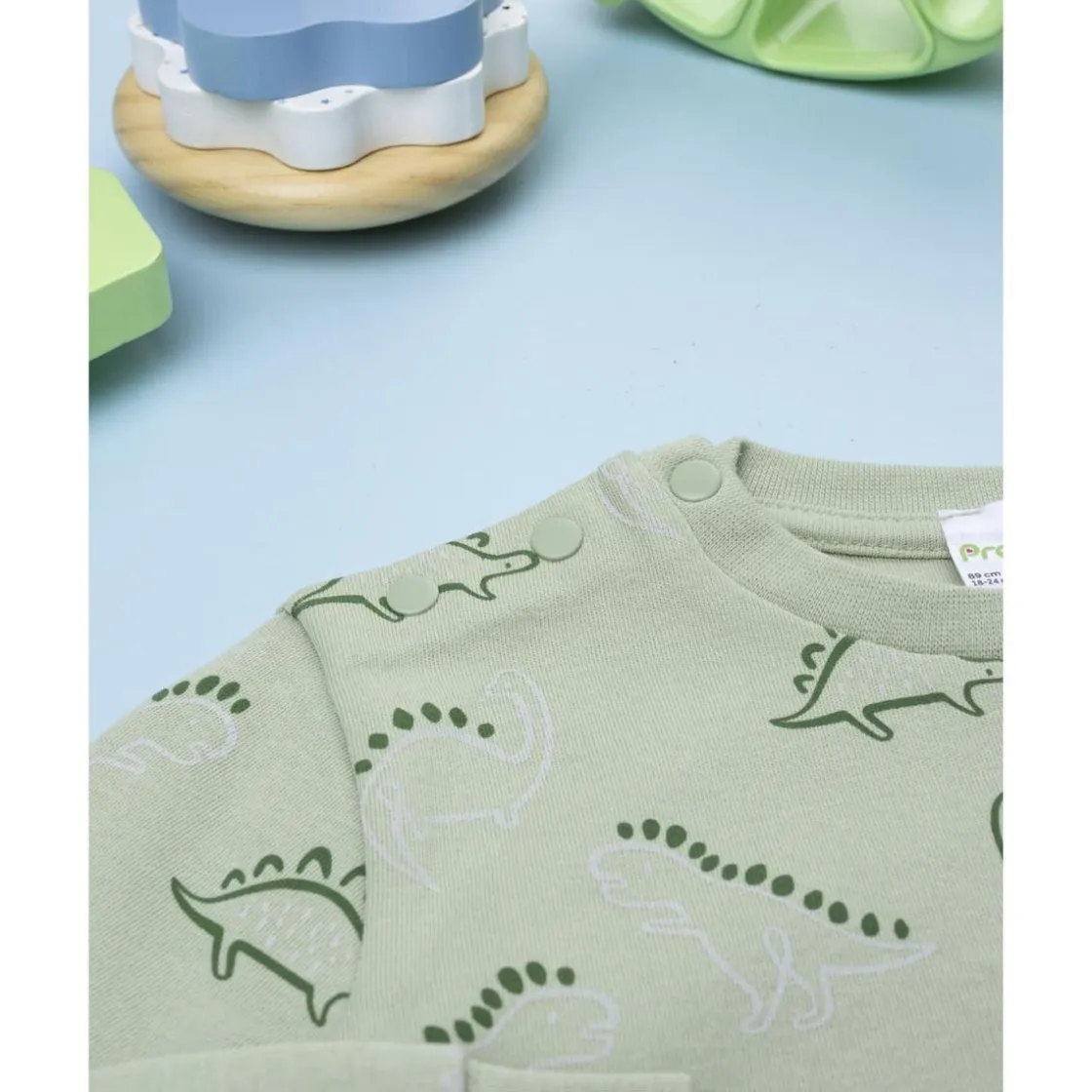 Prenatal Pijama verde de dinosaurios para niño* Descanso Y Ropa Interior·Bebé 3-36 Meses