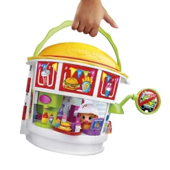 FAMOSA Pinypon - Burguer con Coche* Coleccionables Y Mini Mundos