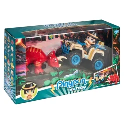 PINYPON - Dinosaurio con quad Action