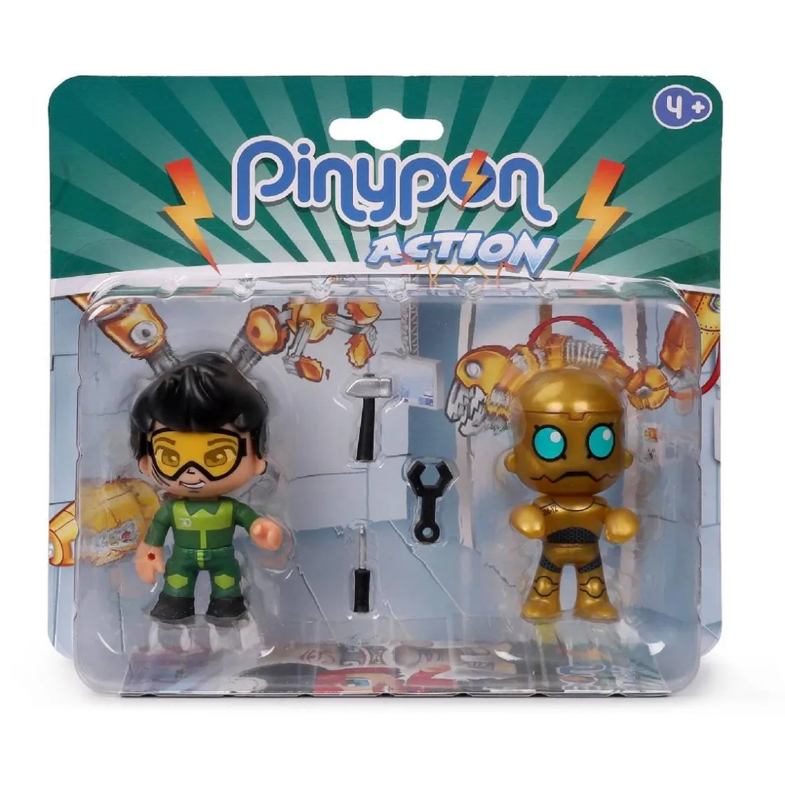 PINYPON - Figuras Mecánico y Robot Action* Coleccionables Y Mini Mundos