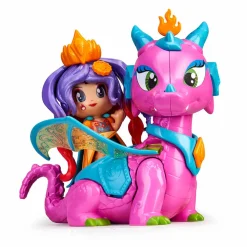 FAMOSA Pinypon - Reina y Dragón - Figuras Queens Dragon* Coleccionables Y Mini Mundos