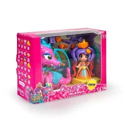 FAMOSA Pinypon - Reina y Dragón - Figuras Queens Dragon* Coleccionables Y Mini Mundos