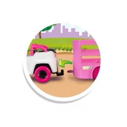 PINYPON - Remolque y caballo con mini muñeca y accesorios Pop&Swap* Coleccionables Y Mini Mundos