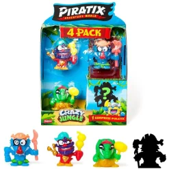 PIRATIX Crazy Jungle - Pack de 4 (varios modelos)* Figuras De Acción