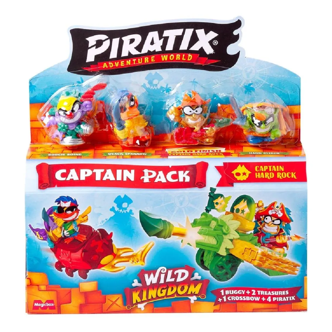 40 SETTIMANE Piratix Wild Kingdom - Captain Pack (Varios Modelos)