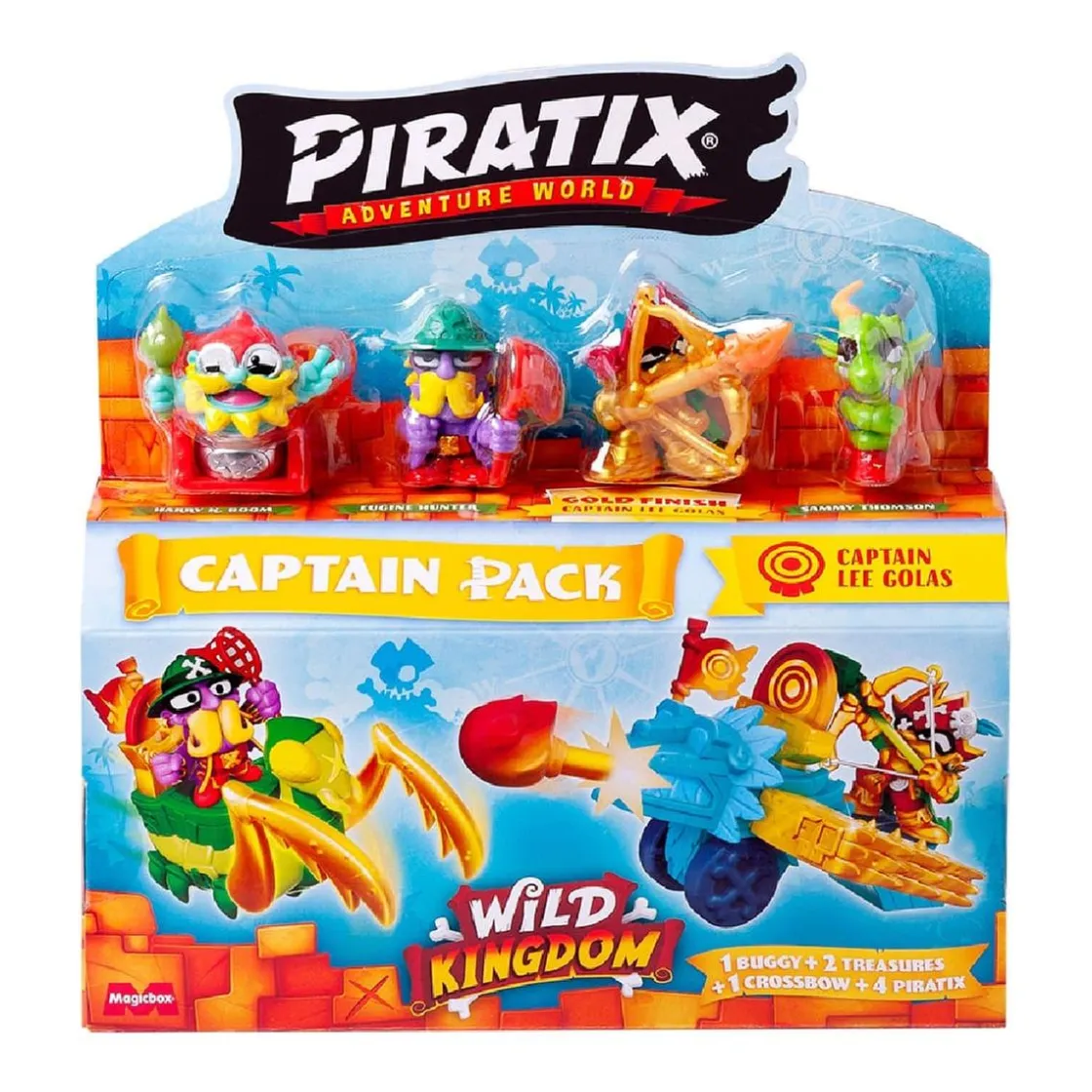 40 SETTIMANE Piratix Wild Kingdom - Captain Pack (Varios Modelos)