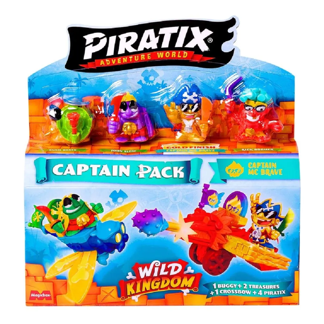 40 SETTIMANE Piratix Wild Kingdom - Captain Pack (Varios Modelos)