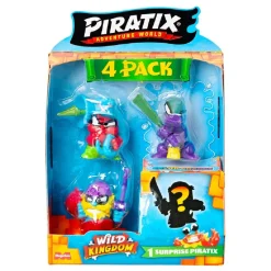 40 SETTIMANE Piratix Wild Kingdom - Pack 4 figuras (Varios Modelos)