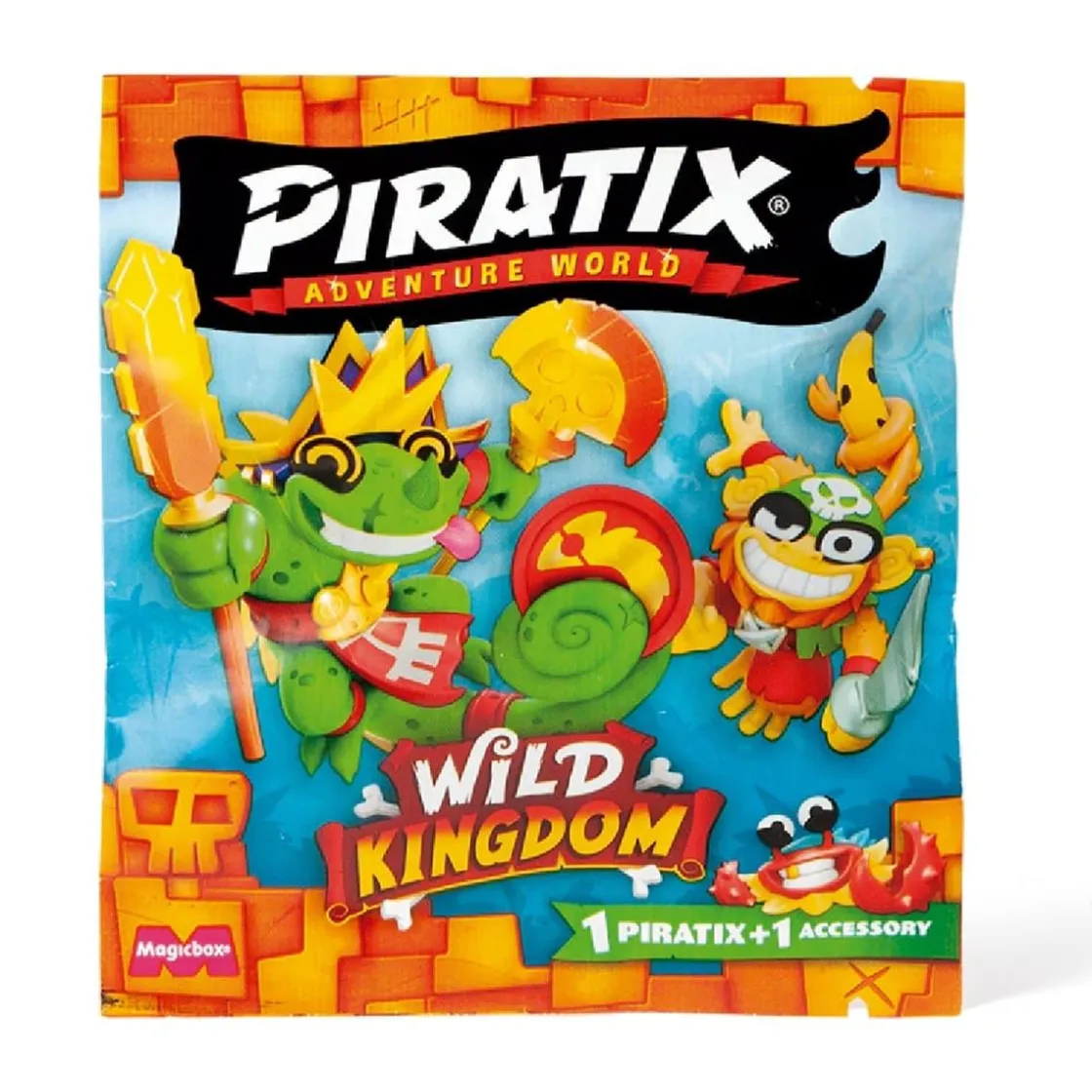 40 SETTIMANE Piratix Wild Kingdom - Sobre sorpresa 1 figura