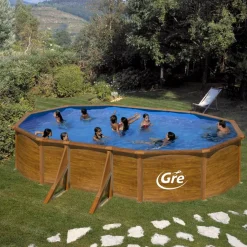 GRE Piscina ovalada Pacific 6,10 x 3,75 m
