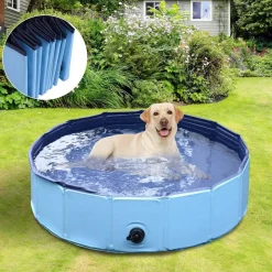 PawHut Piscina plegable para mascotas 120 cm* Coleccionables Y Mini Mundos