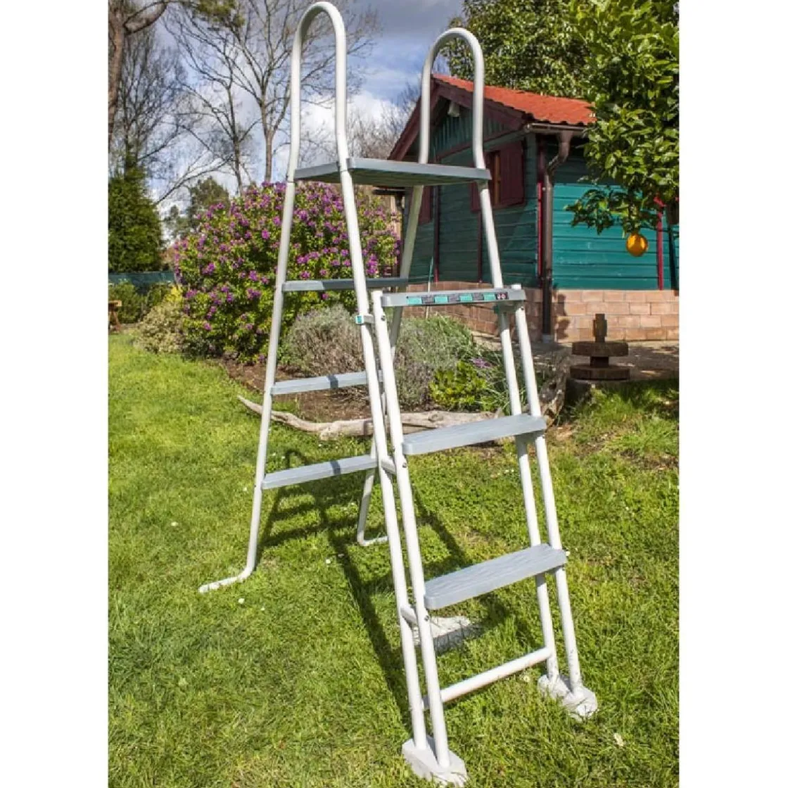 GRE Piscina redonda Mauritius 460 x 132 cm