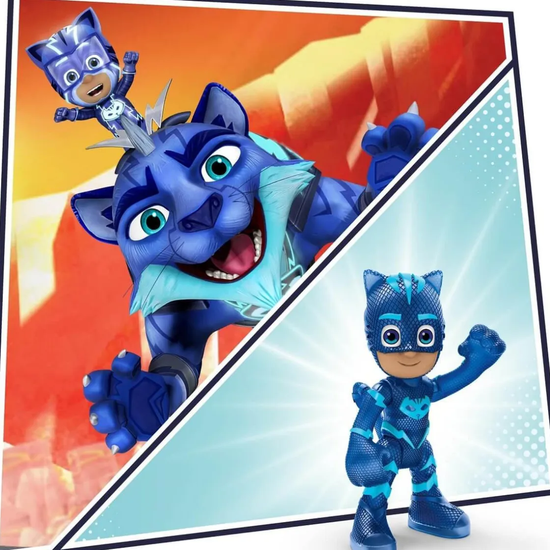 PJMASKS PJ Masks - Ataque felino Animal Power* Coleccionables Y Mini Mundos