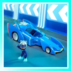 HASBRO IBERIA PJ Masks - Super Gatauto* Coleccionables Y Mini Mundos