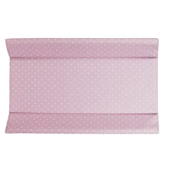 PLASTIMYR - Cambiador Flexible Topos Fondo Rosa* Descanso·Muebles Cambiador