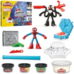 HASBRO IBERIA Play-Doh - Spider-man Lanza y atrapa* Steam|Arte Y Manualidades