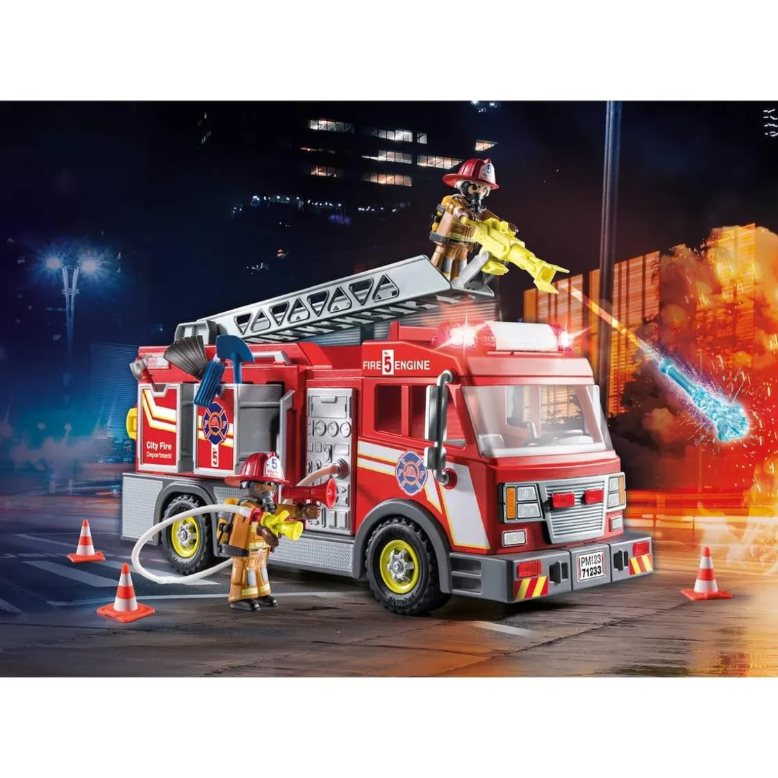 PLAYMOBIL - Camión de Bomberos City Action