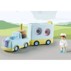 PLAYMOBIL - Camión de donut con función de apilado y clasificación ㅤ* Juguetes De Construcción