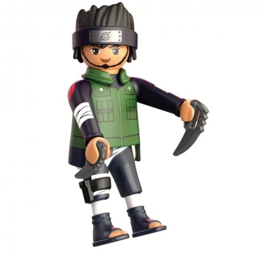 PLAYMOBIL - Figura de Asuma en traje de combate ㅤ* Juguetes De Construcción
