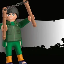 PLAYMOBIL - Figura de Guy con traje verde y sandalias shinobi ㅤ* Juguetes De Construcción