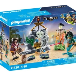 PLAYMOBIL - Juguete Caza del Tesoro Pirata ㅤ