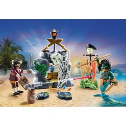 PLAYMOBIL - Juguete Caza del Tesoro Pirata ㅤ