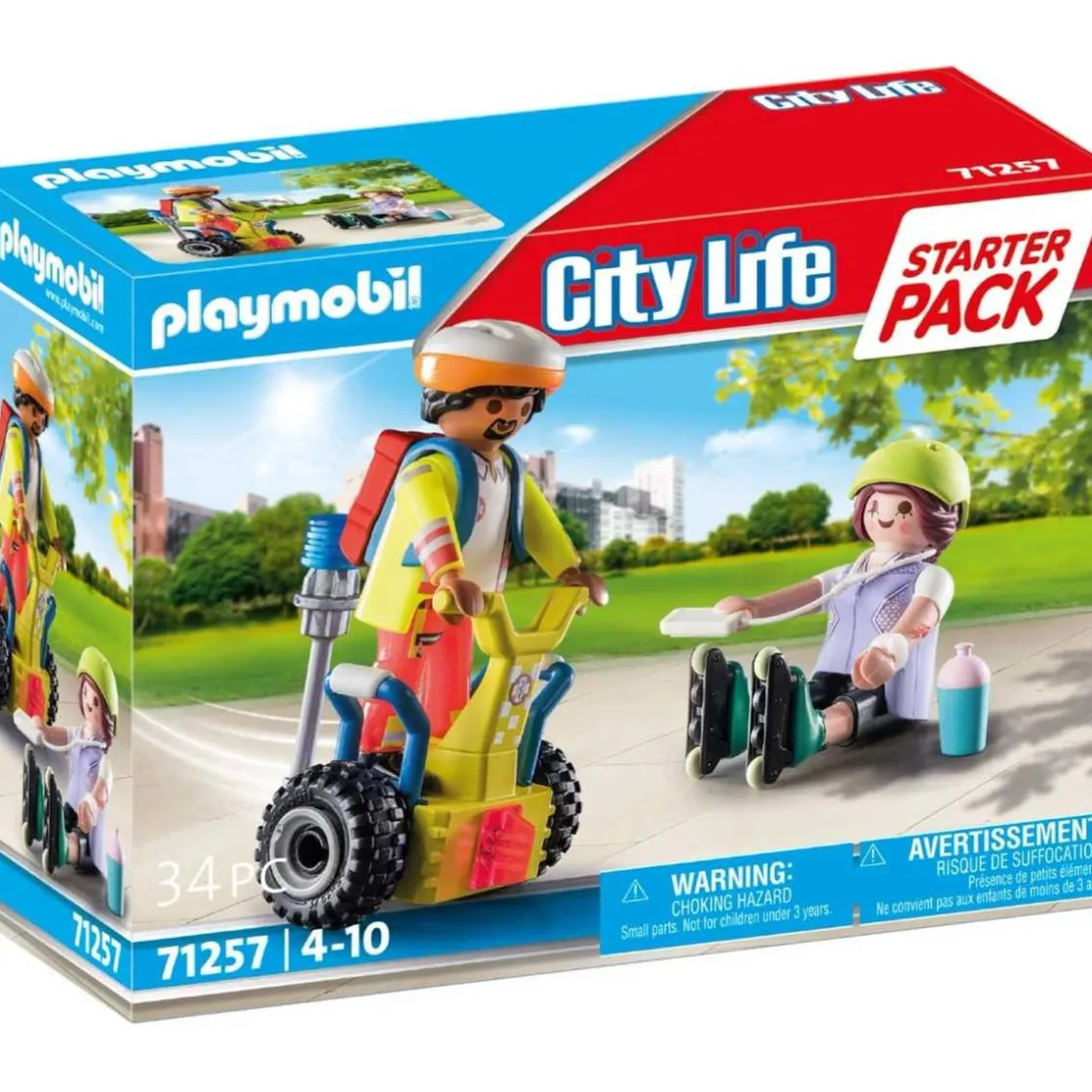 PLAYMOBIL - Pack inicial de rescate con Balance Racer* Juguetes De Construcción