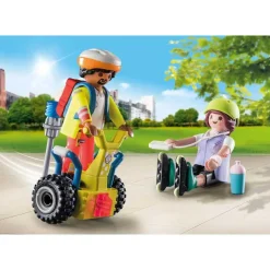 PLAYMOBIL - Pack inicial de rescate con Balance Racer* Juguetes De Construcción