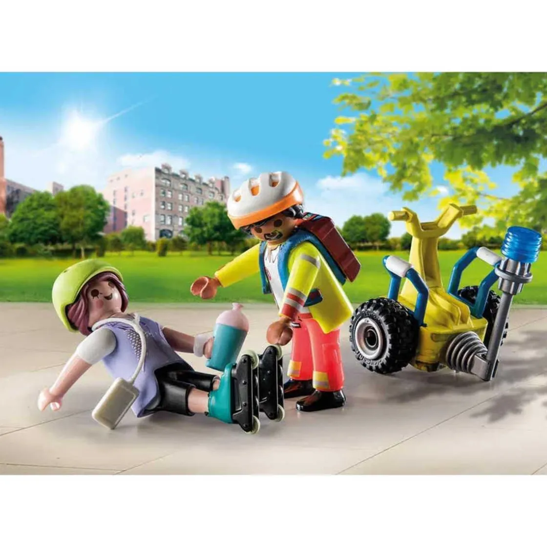 PLAYMOBIL - Pack inicial de rescate con Balance Racer* Juguetes De Construcción