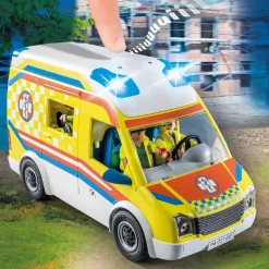 PLAYMOBIL - City Life Ambulancia con luz y sonido ㅤ