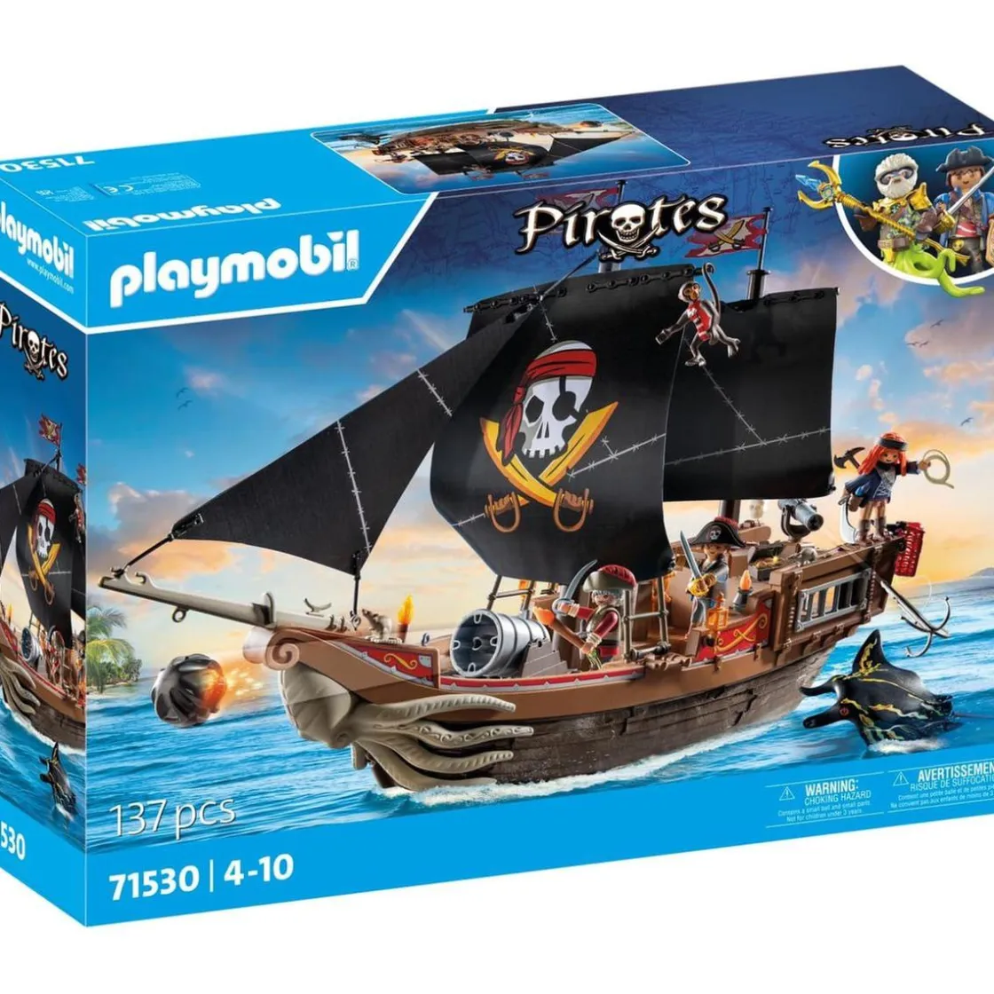 PLAYMOBIL Pirates - Gran Barco Pirata* Juguetes De Construcción