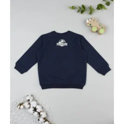 Prenatal Plumífero azul con capucha para niño